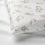 IKEA RÖDHAKE РЁДХАКЕ Пододеяльник и наволочка для кроватки, в кролики / белый / бежевый, 110x125/35x55 см 30440173 304.401.73