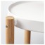 IKEA SATSUMAS САТСУМАС Пьедестал для цветов, бамбук / белый, 70 см 90258156 902.581.56