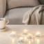 IKEA SINNLIG СИНЛИГ Свеча греющая ароматическая, Сладкая ваниль/естественный 20337379 203.373.79