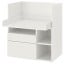 IKEA SMÅSTAD СМОСТАД Письменный стол, белый / с 2 ящиками, 90x79x100 cм 49392247 493.922.47