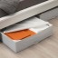IKEA STUK СТУК Контейнер для одежды / постели, белый / серый, 71x51x18 см 50309577 503.095.77