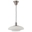 IKEA TÄLLBYN ТЭЛЛЬБЮН Подвесной светильник, никелированный / опал белое стекло, 40 см 40440238 404.402.38