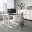 IKEA TROTTEN ТРОТТЕН Письменный стол с регулировкой высоты, белый, 120x70 см 99429578 994.295.78