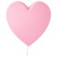 IKEA UPPLYST УППЛИСТ Бра светодиодный, сердце розовый 40440342 404.403.42