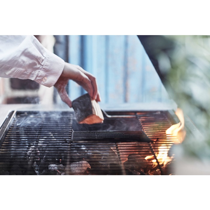 GRILLSKAR Кухонная мойка/угольн гриль,д/улицы, нержавеющ сталь, 258x61 см