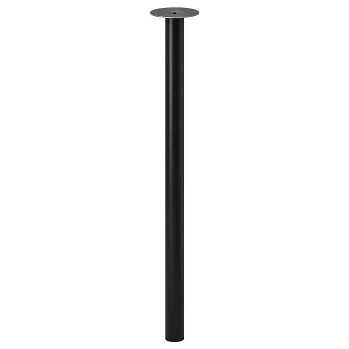 LINNMON ЛІННМОН / ADILS АДІЛС Стіл, під білений дуб/чорний, 100x45 см