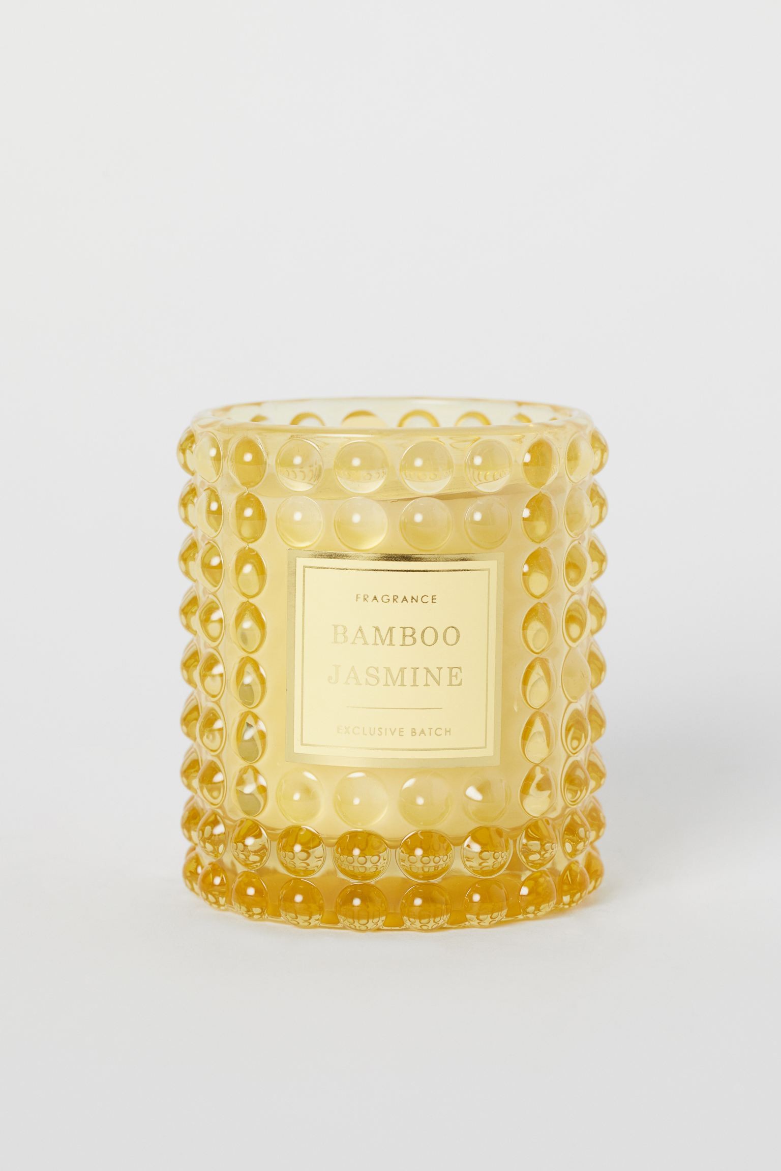H&M Home Ароматична свічка у склі, Жовтий/бамбуковий жасмин 0708003013 | 0708003013
