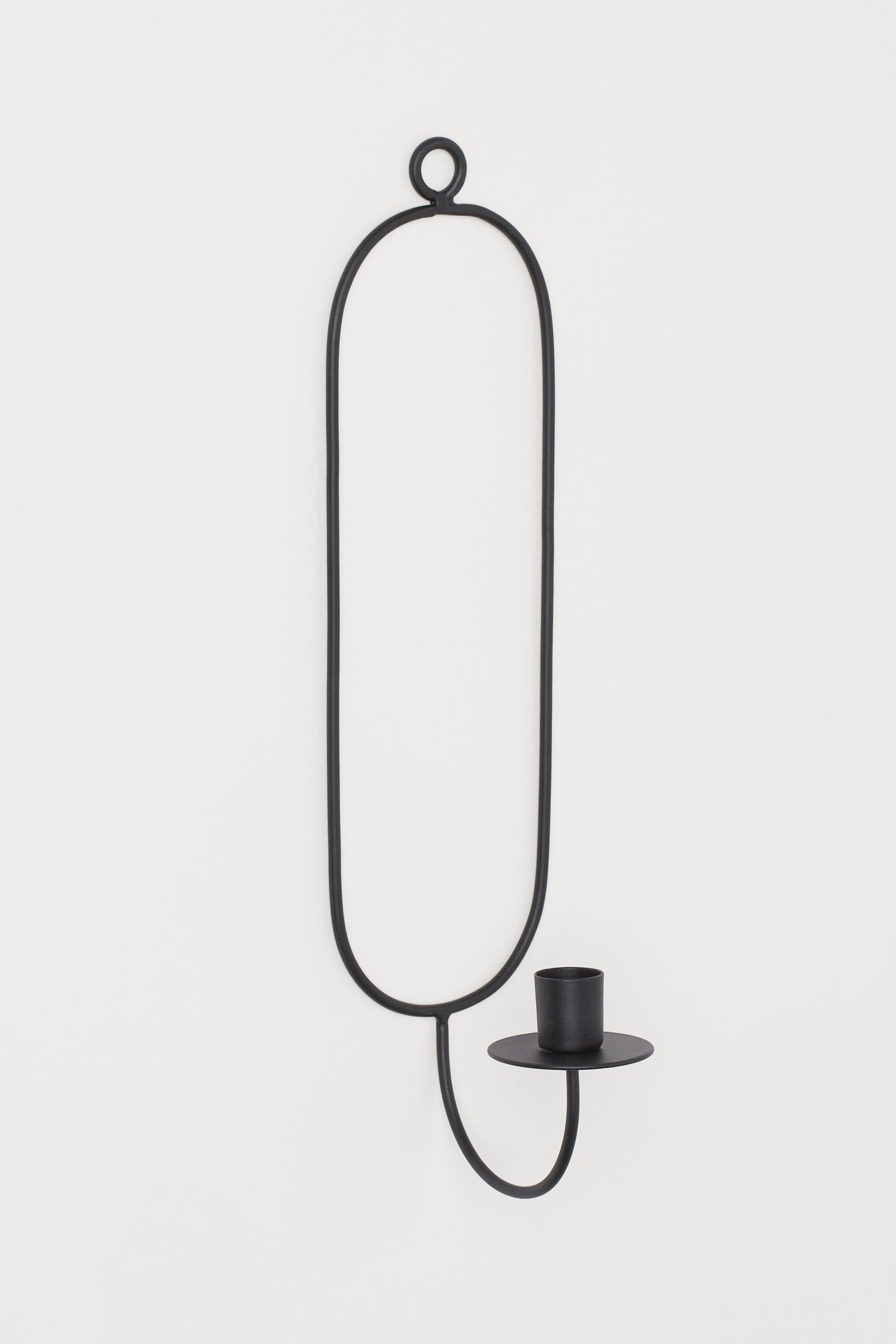 H&M Home Настінний металевий світильник, Чорний 0899725001 | 0899725001