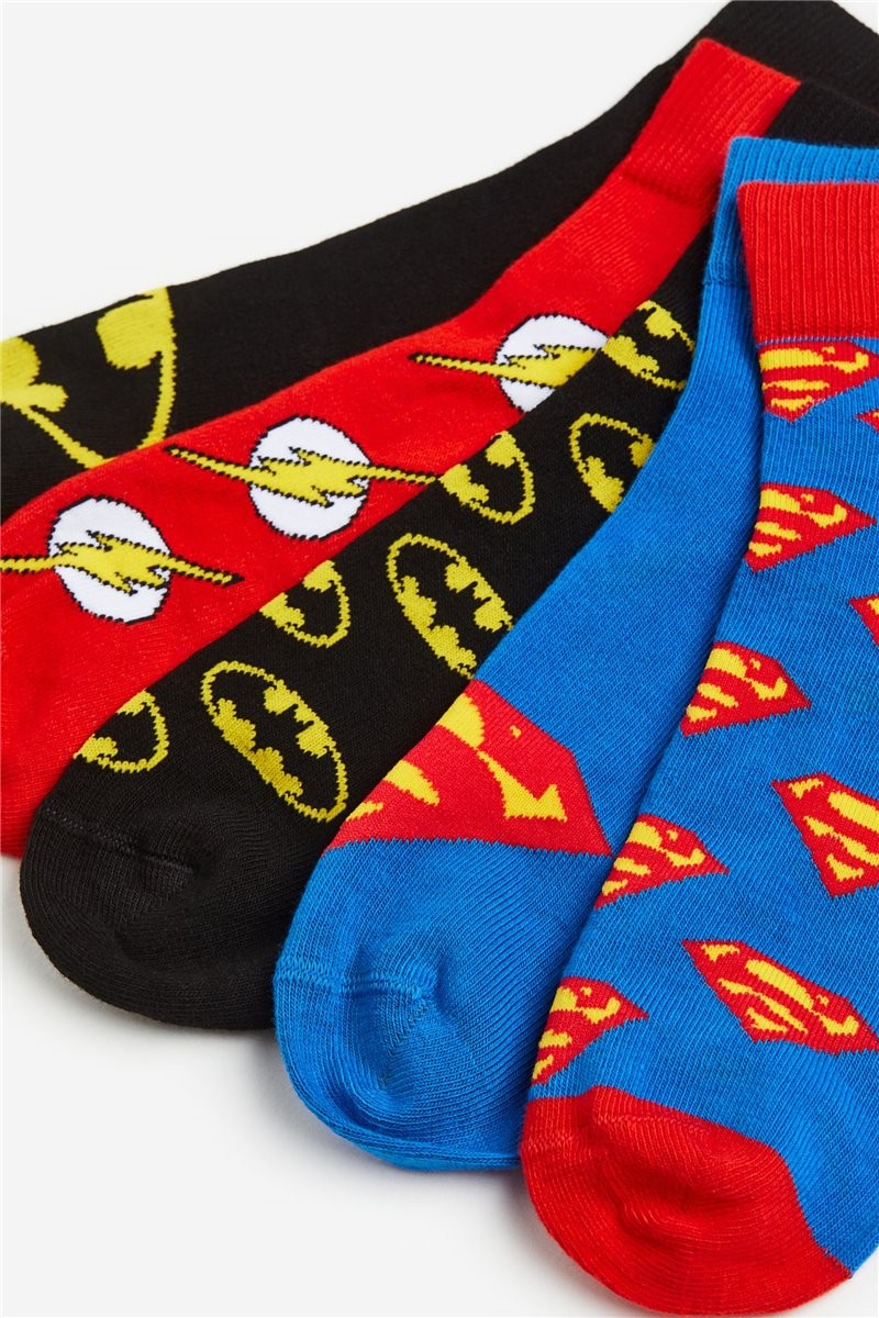 H&M Home Шкарпетки, 5 пар, Синій/Ліга справедливості, Різні розміри 0955686024 0955686024