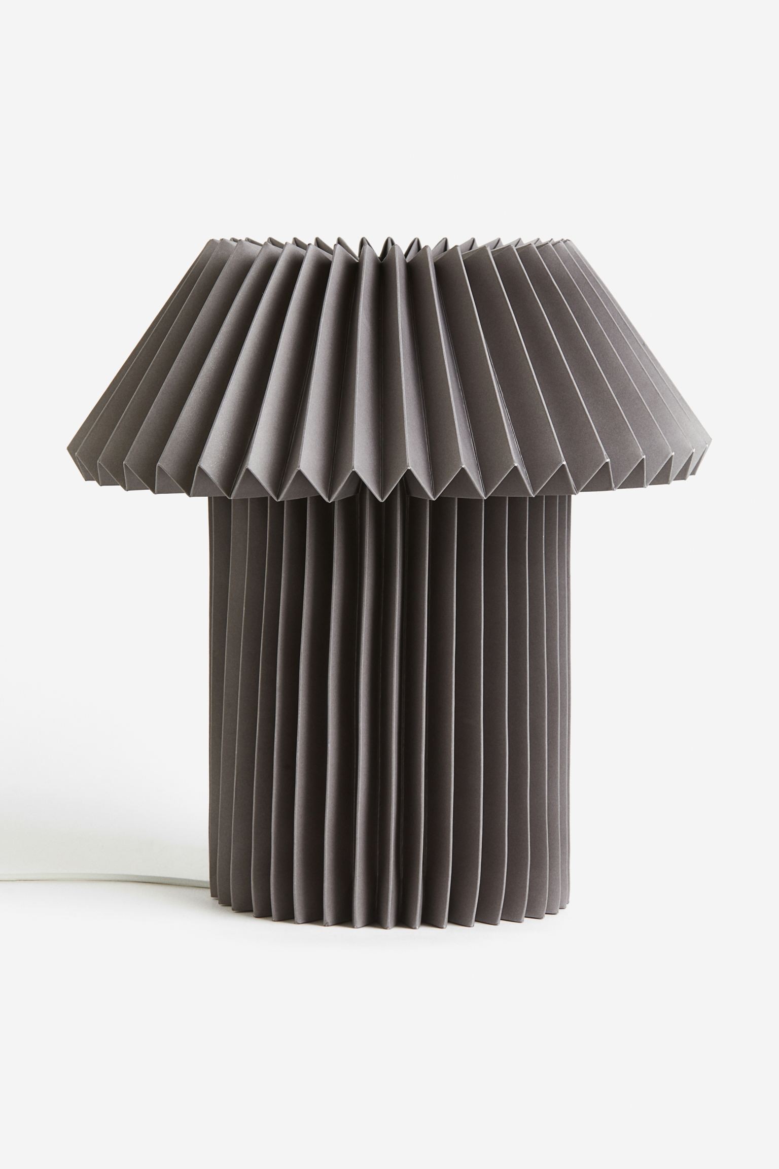 H&M Home Настільна лампа з паперу, Сірий 0969133010 | 0969133010
