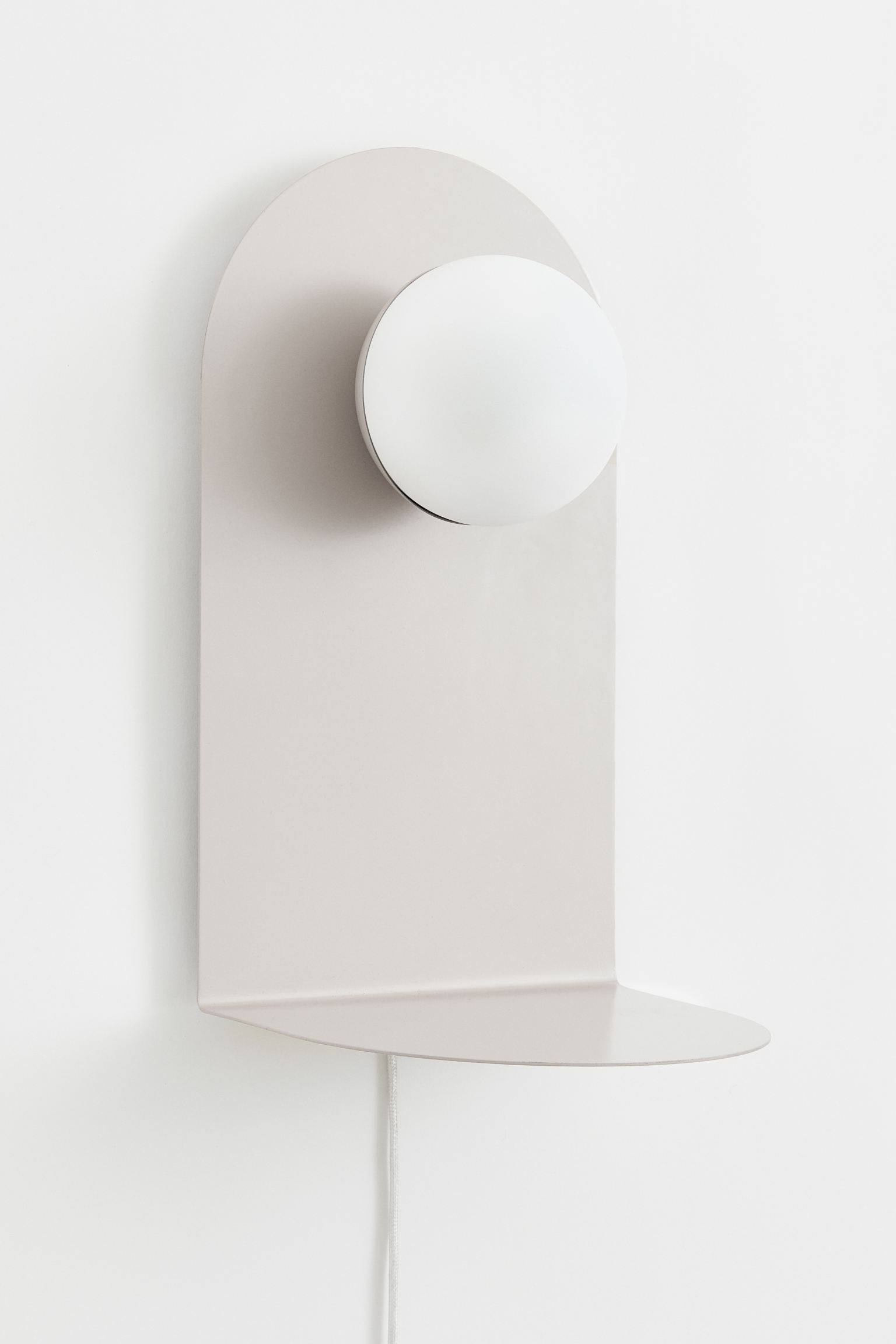 H&M Home Настінний світильник з поличкою, Світло-бежевий 1061982004 1061982004