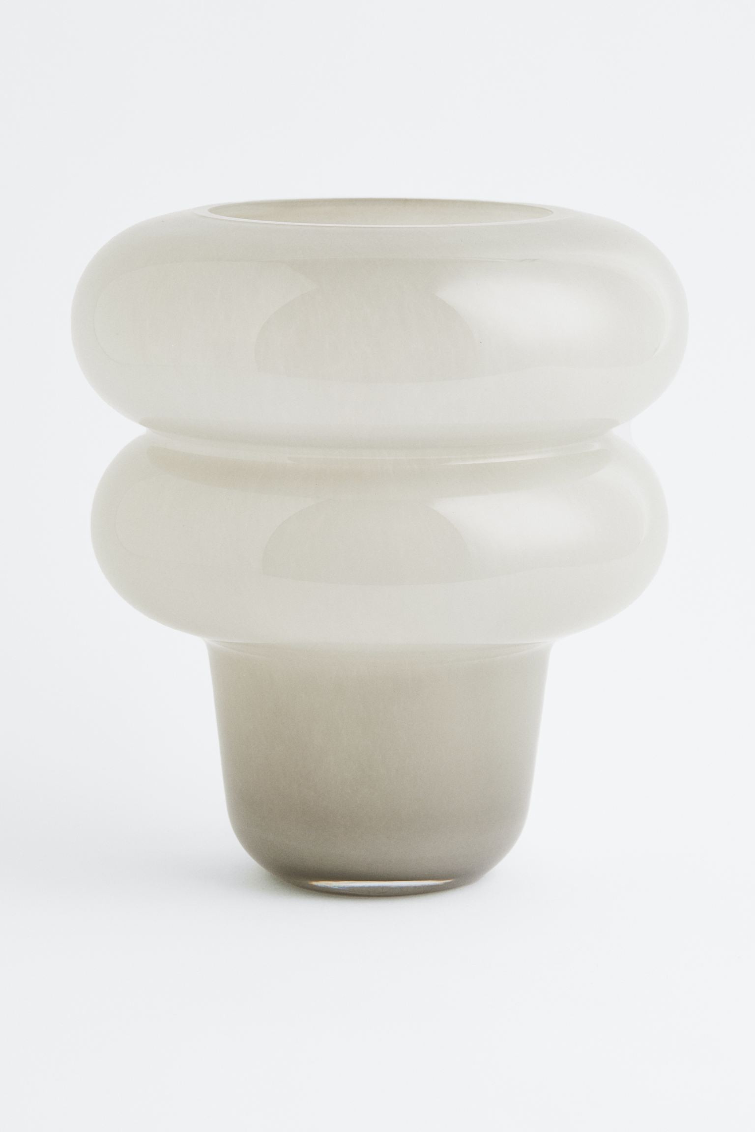 H&M Home Велика скляна ваза, Світло-сірий бежевий 1105510003 1105510003
