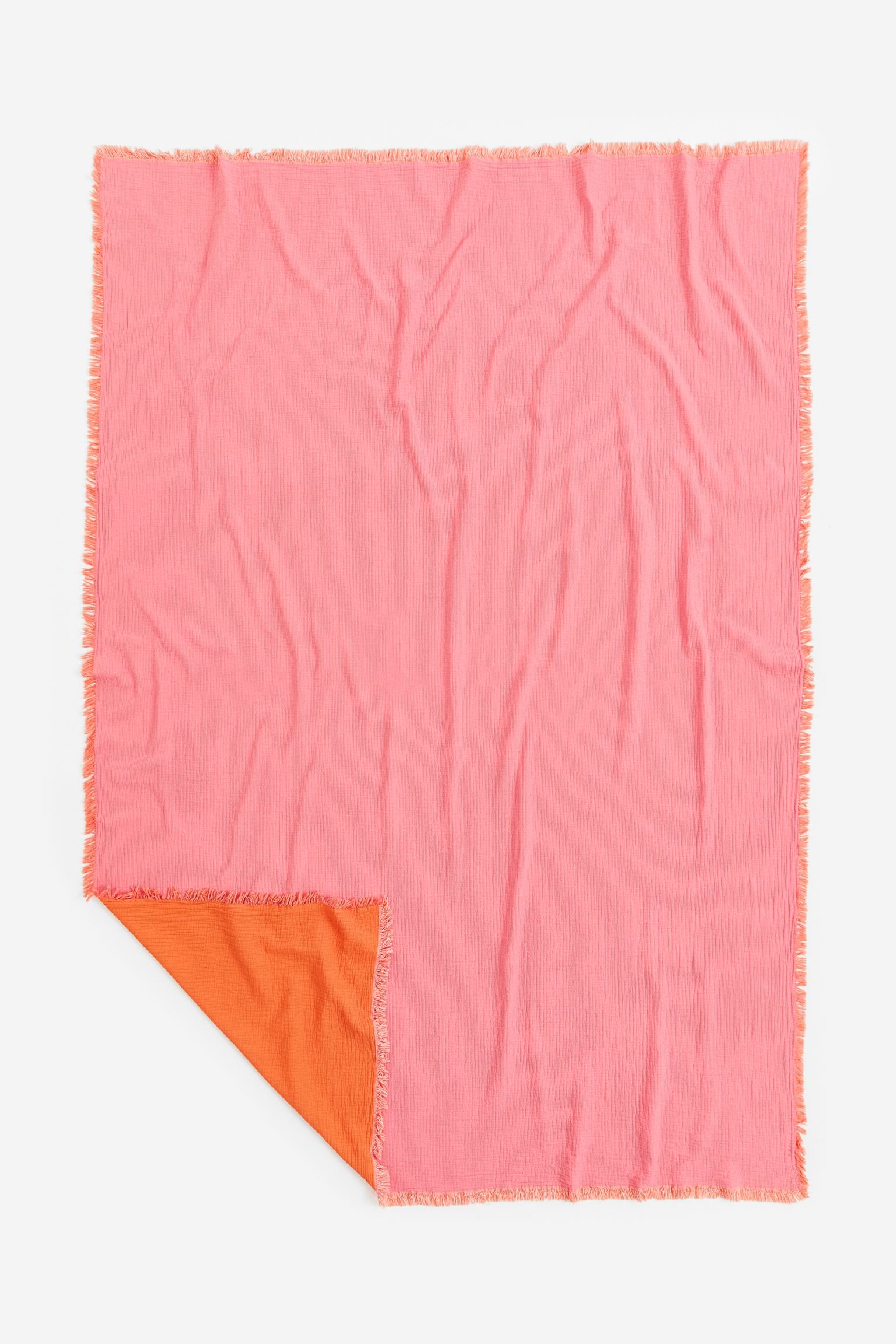 H&M Home Бавовняне покривало, античний рожевий, 180x250 1115994002 | 1115994002