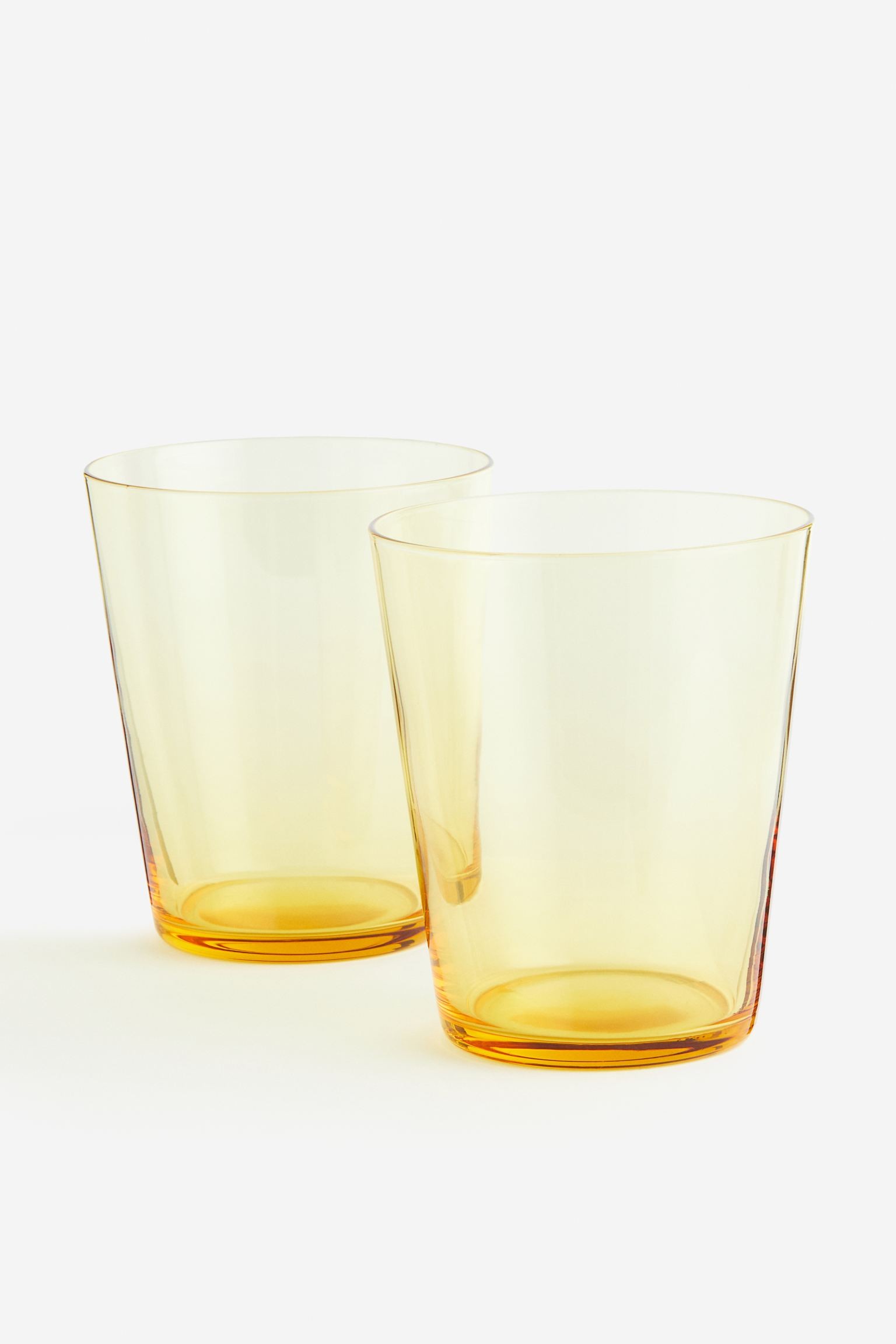 H&M Home Склянки, 2 шт., Жовтий 1145611004 | 1145611004