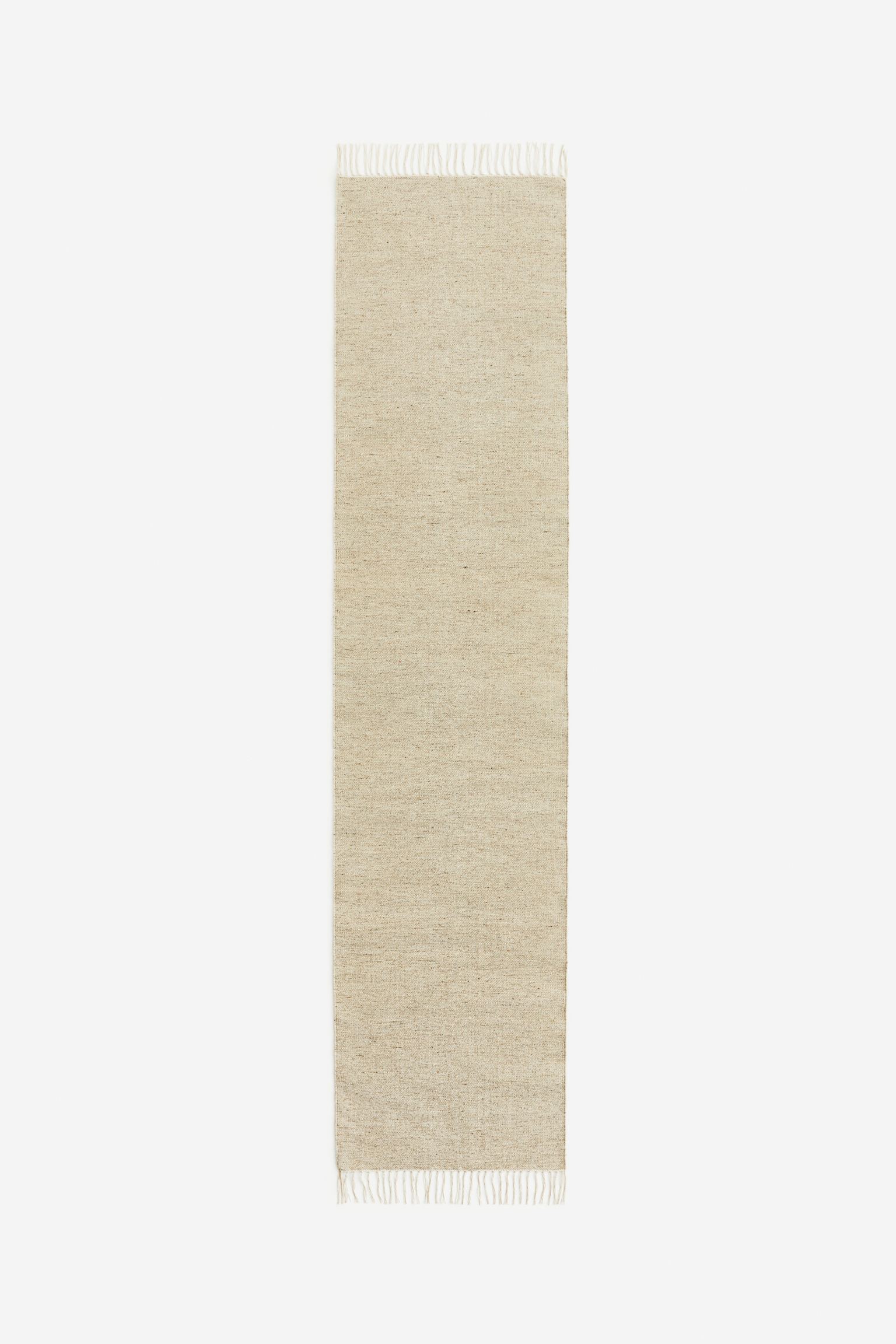 H&M Home Вовняний килимок плаского плетіння, Бежевий, 70x300 1148154002 | 1148154002