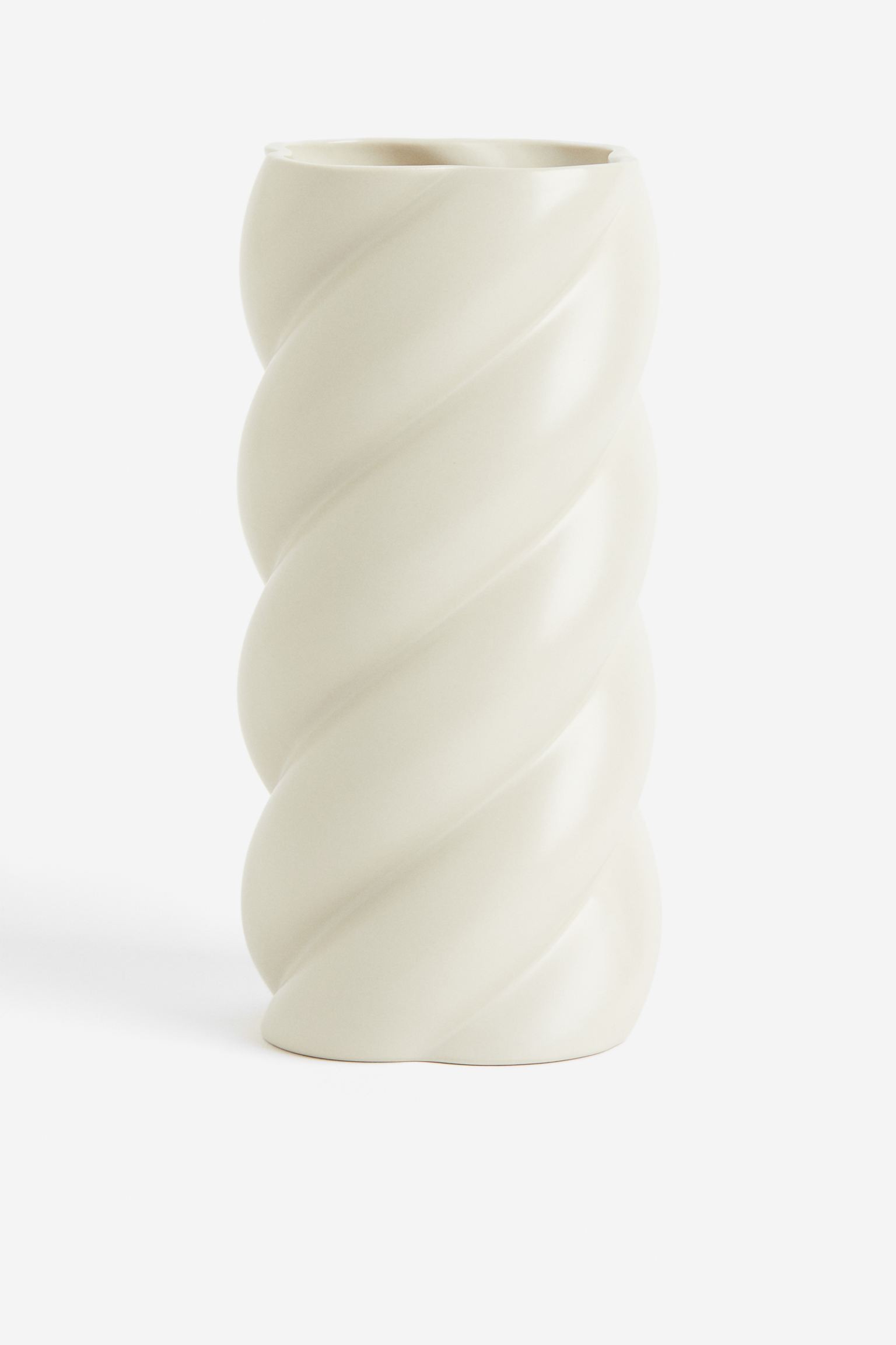 H&M Home Висока керамічна ваза, Натуральний білий 1158901001 | 1158901001