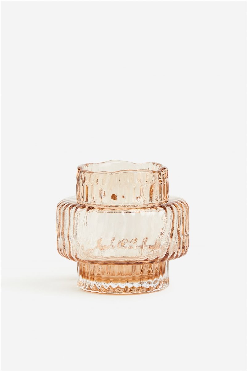 H&M Home Маленька скляна ваза, Бежевий 1162083002 | 1162083002