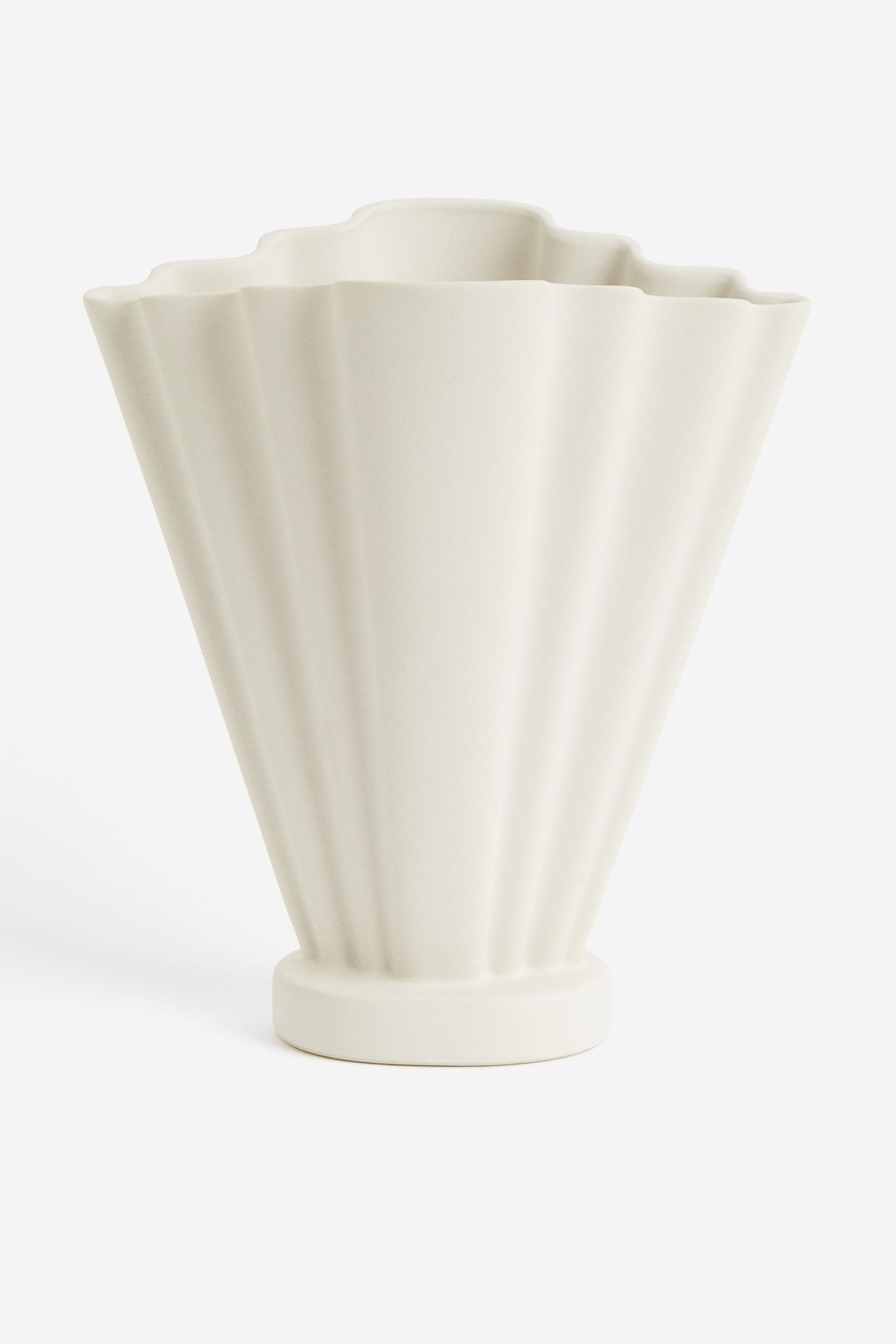 H&M Home Велика керамічна ваза, Натуральний білий 1175228001 | 1175228001