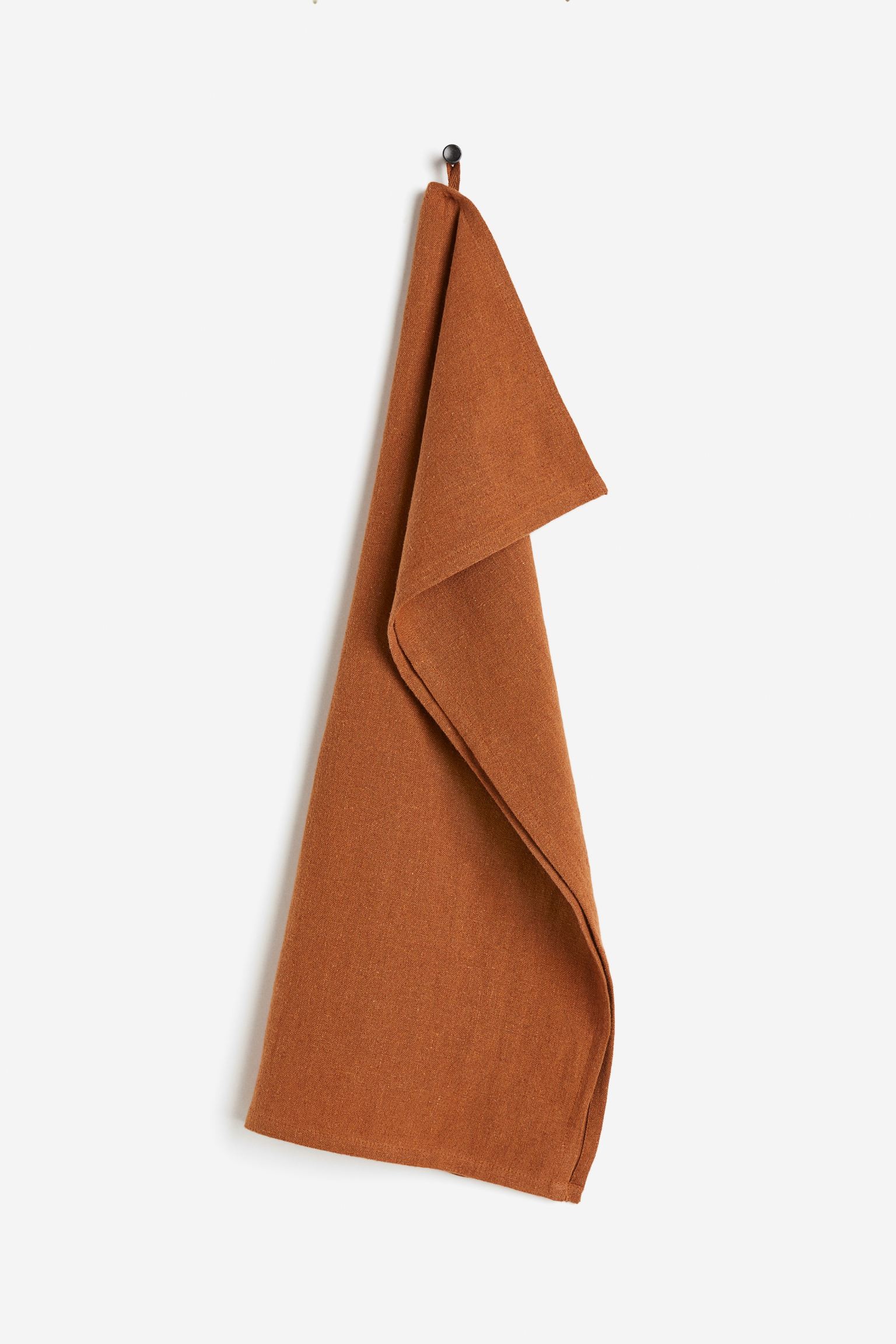 H&M Home Кухонний рушник з суміші льону, Апельсин, 50x65 1190102004 | 1190102004