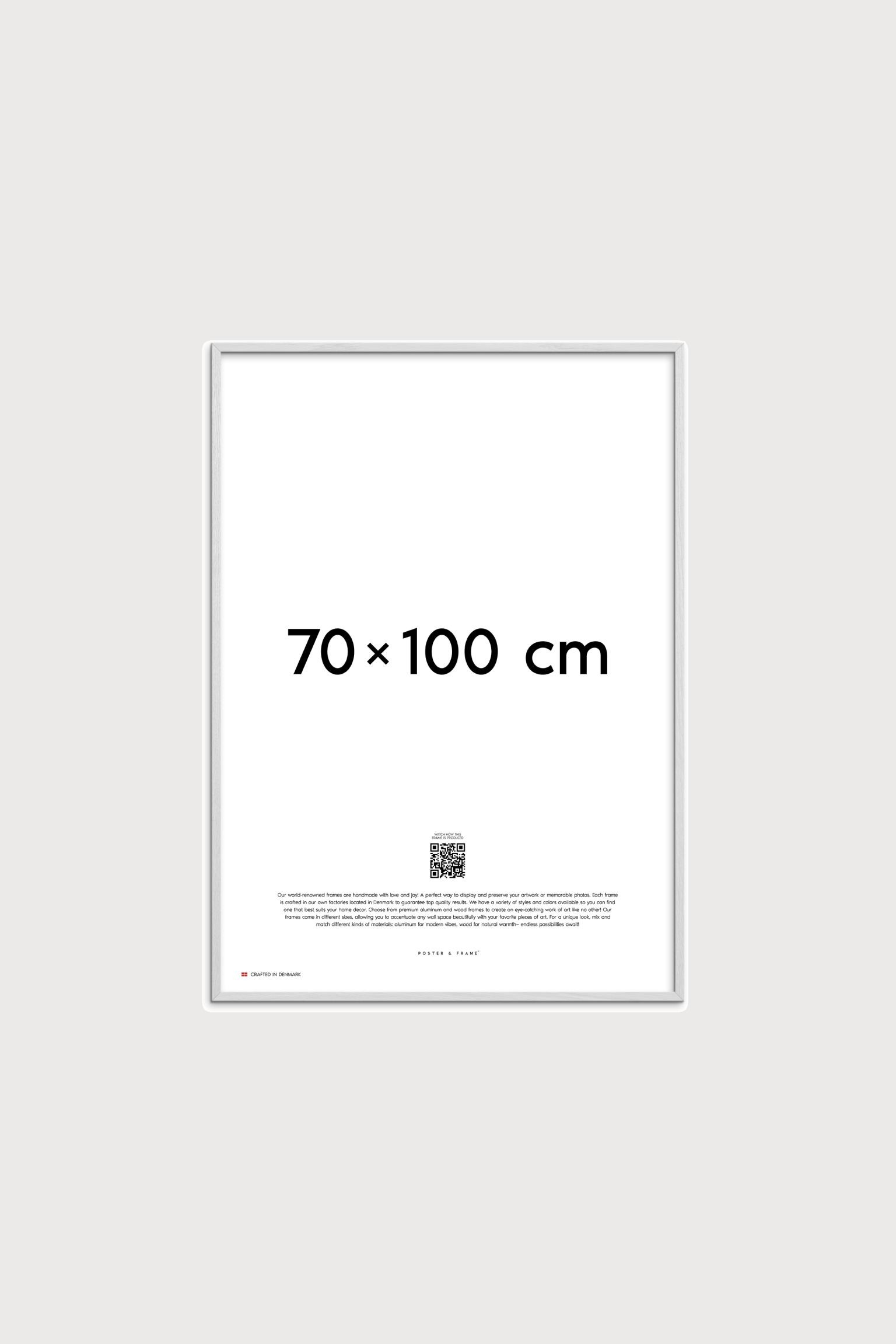 Poster & Frame Дерев'яна рама - 70x100 - біла 1204699001 | 1204699001