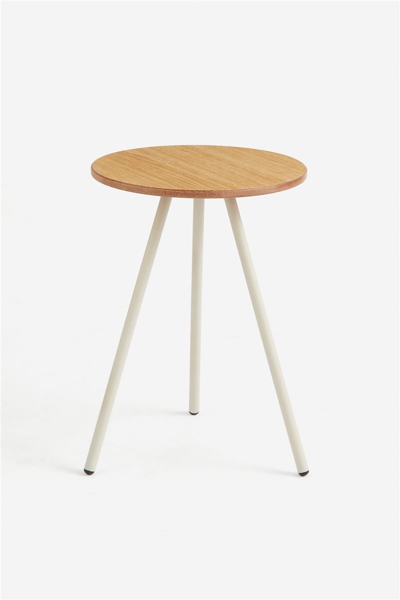 H&M Home Маленький столик, Світло-бежевий/білий 1206452002 | 1206452002