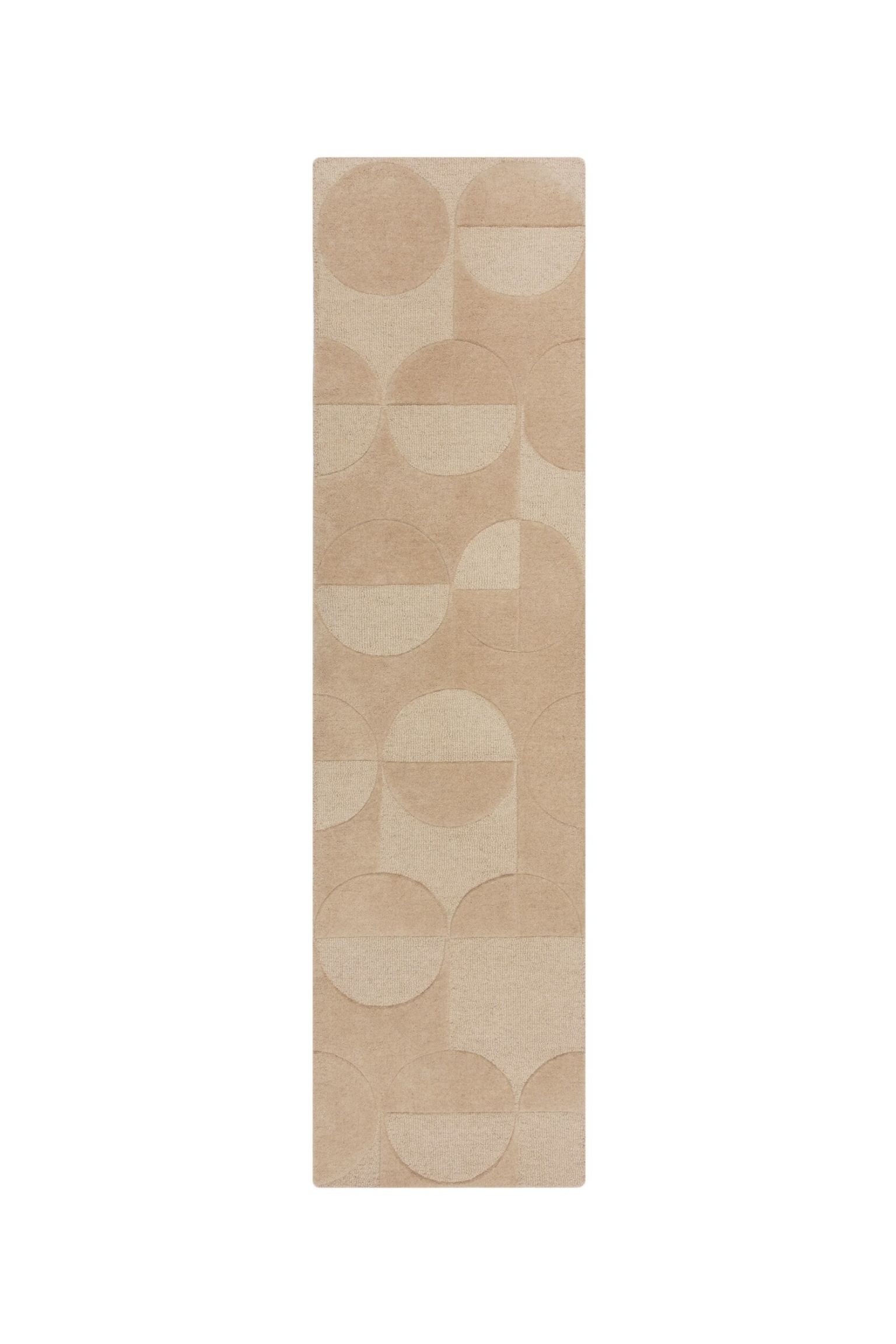Flair Rugs Вовняний килим Gigi з геометричним малюнком - Натуральний 1207973001 | 1207973001