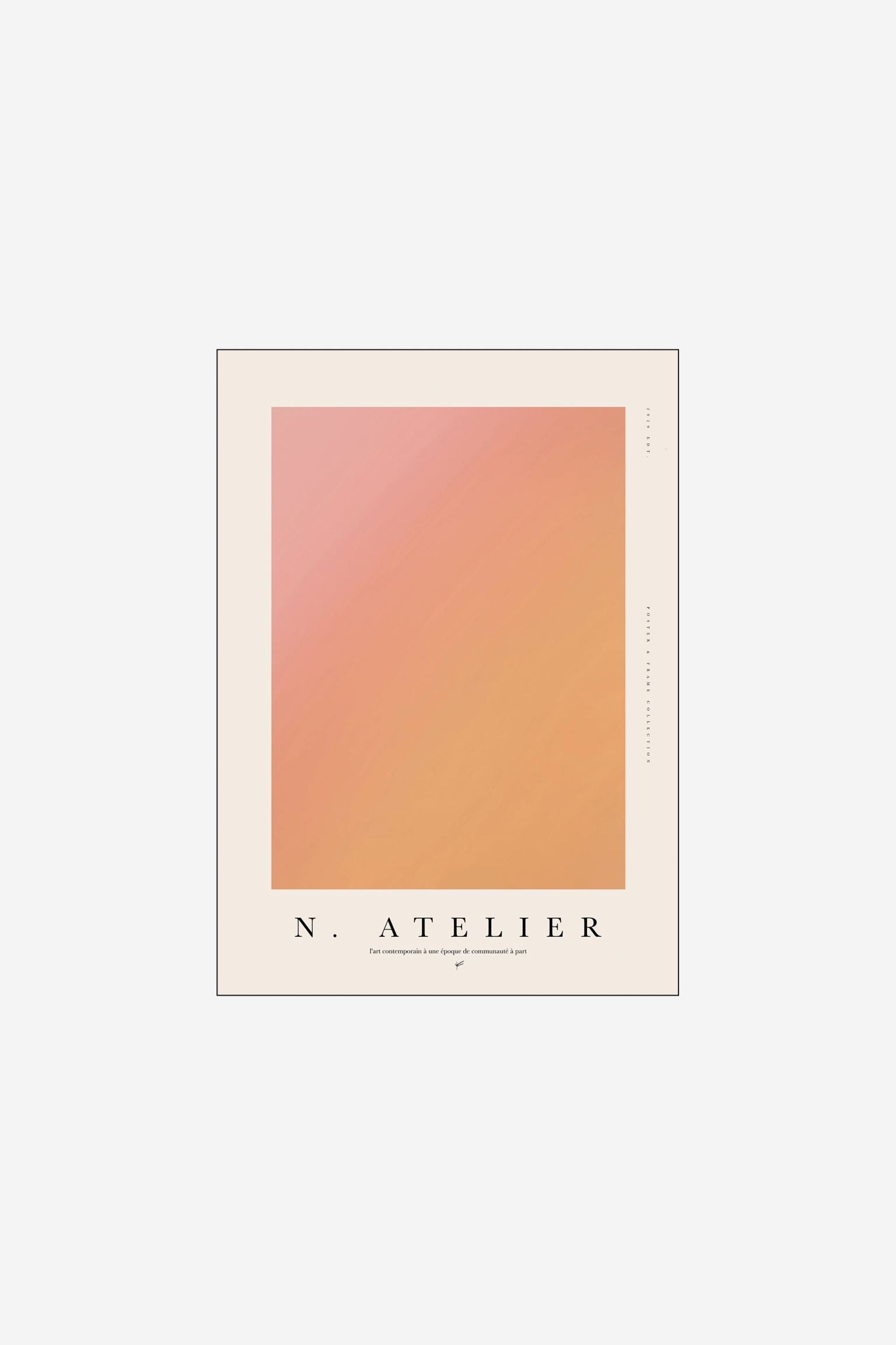 Poster & Frame Плакат і рамка X N. Atelier | Плакат і рамка 002 - кольорове/абстрактне мистецтво 1219210001 | 1219210001