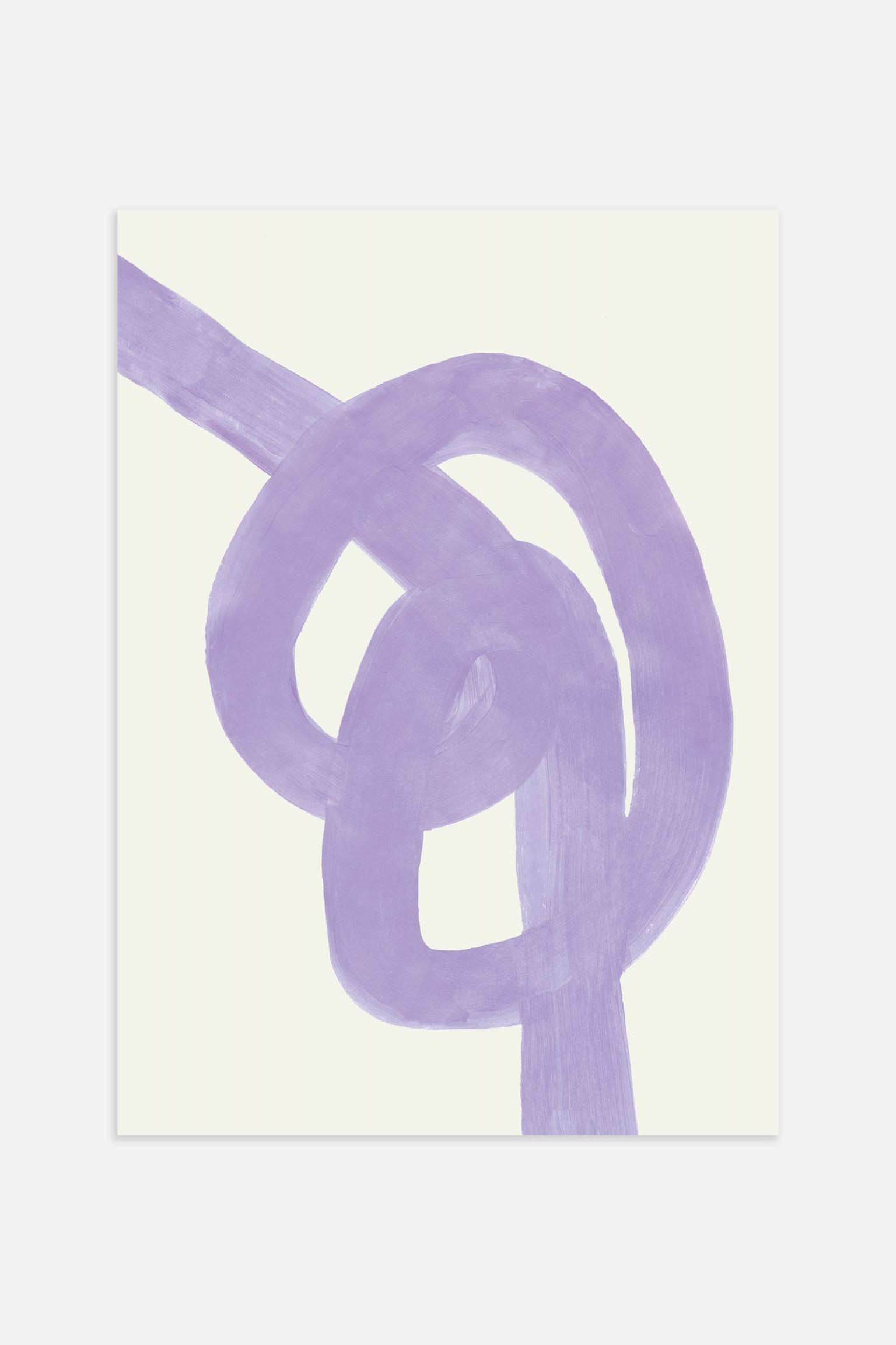 Postery Плакат Purple Knot - фіолетовий/бежевий 1221299001 | 1221299001