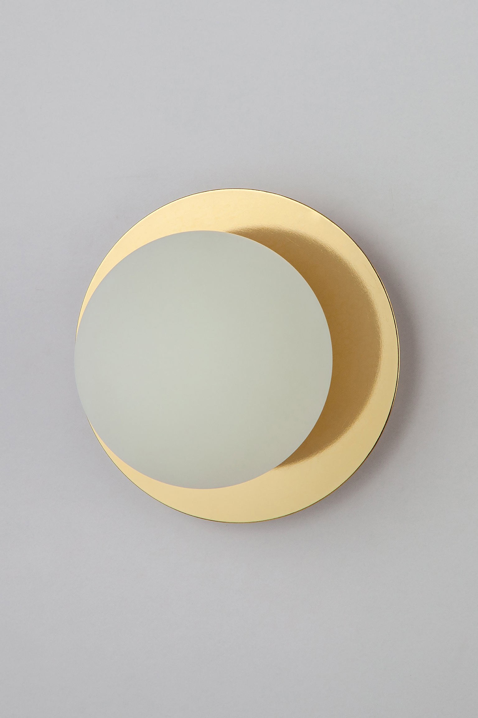 houseof Настінний світильник з опаловим диском - золото 1222152001 | 1222152001