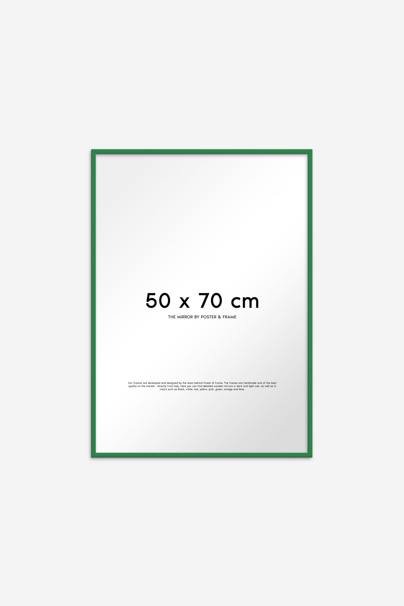 Poster & Frame Дзеркало в дерев'яній рамі - зелене 1240062005 | 1240062005