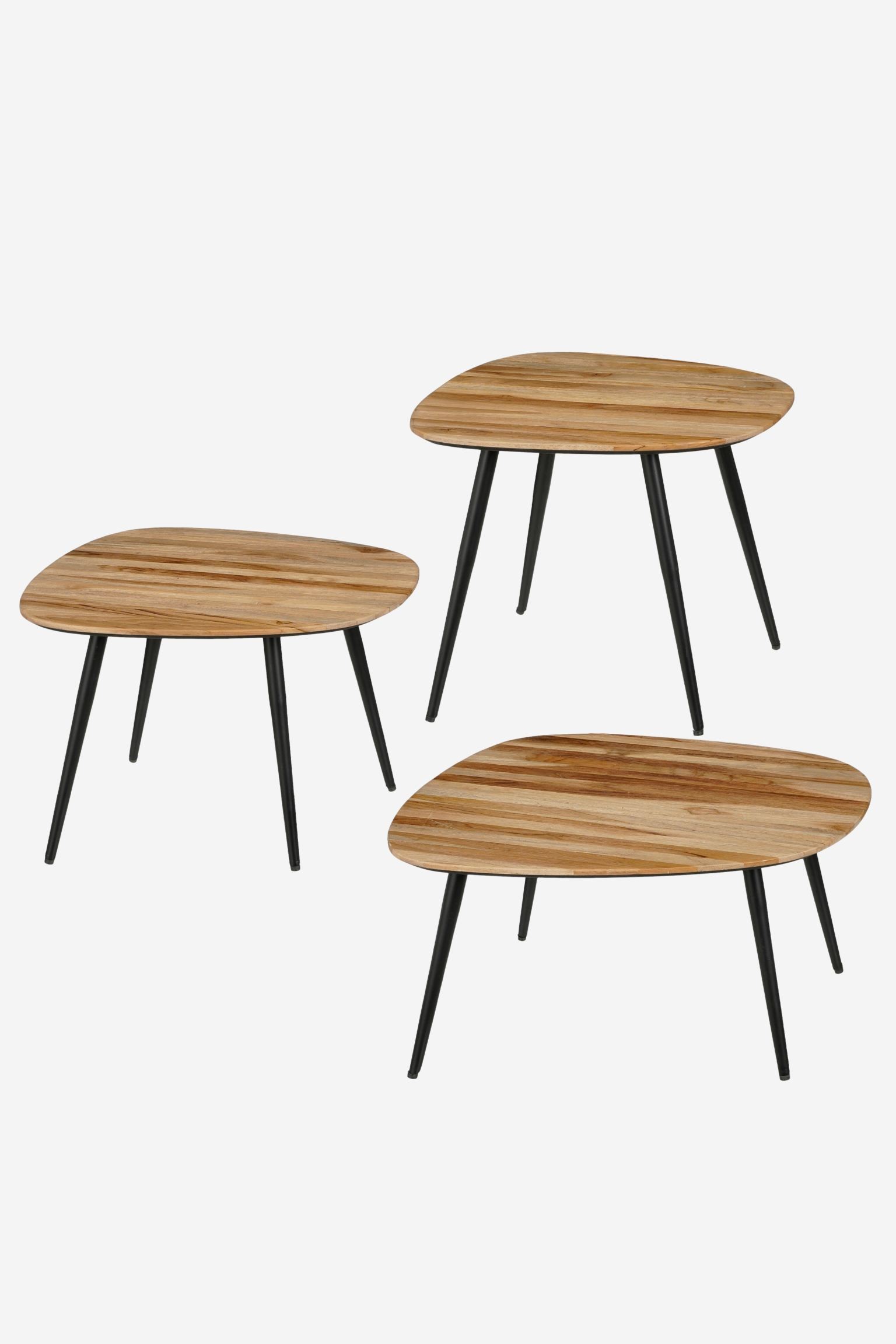 Mica Decorations Перероблений дерев'яний столик - коричневий 1251522003 | 1251522003