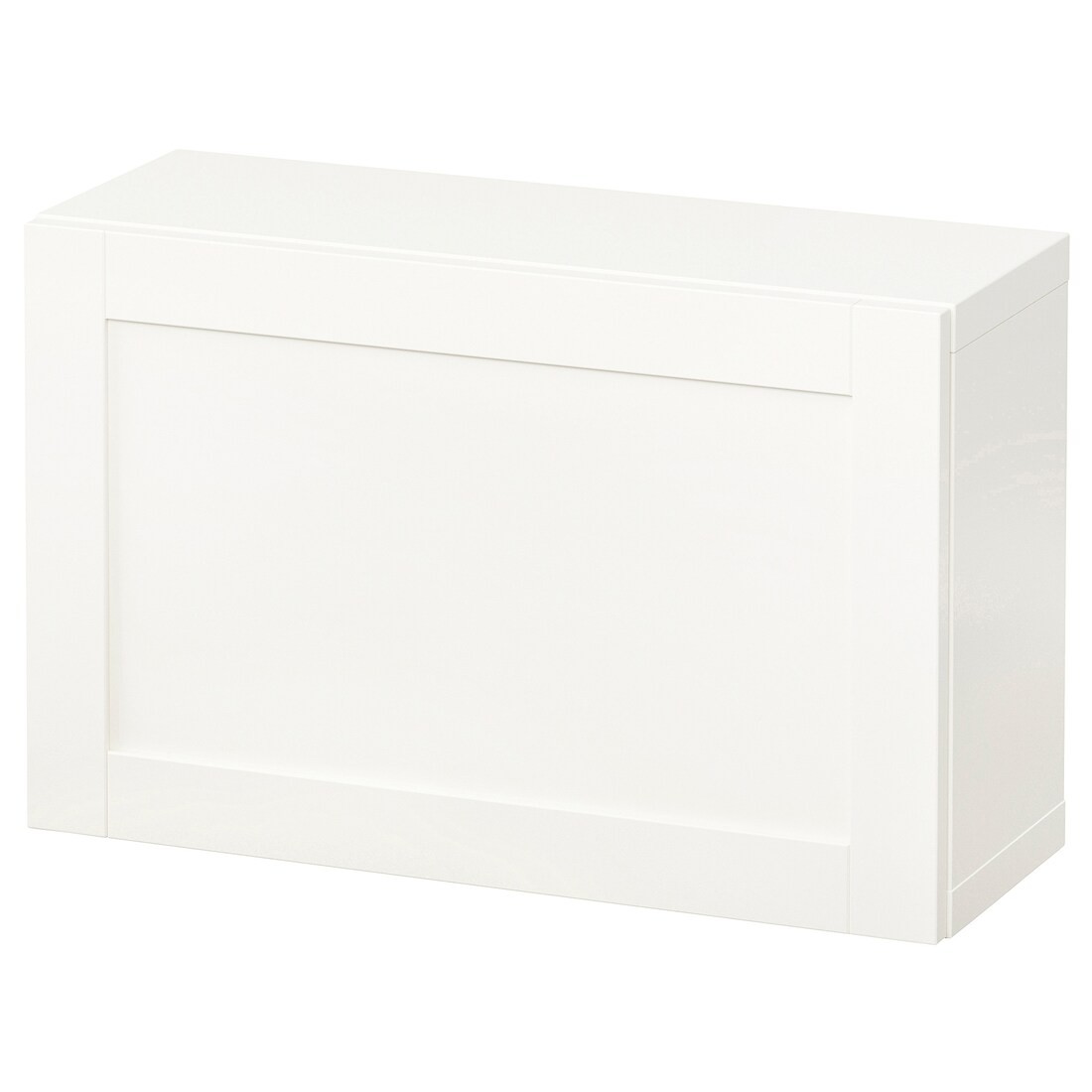IKEA BESTÅ БЕСТО Комбінація настінних шаф, білий / Hanviken білий, 60x22x38 см 19429247 | 194.292.47