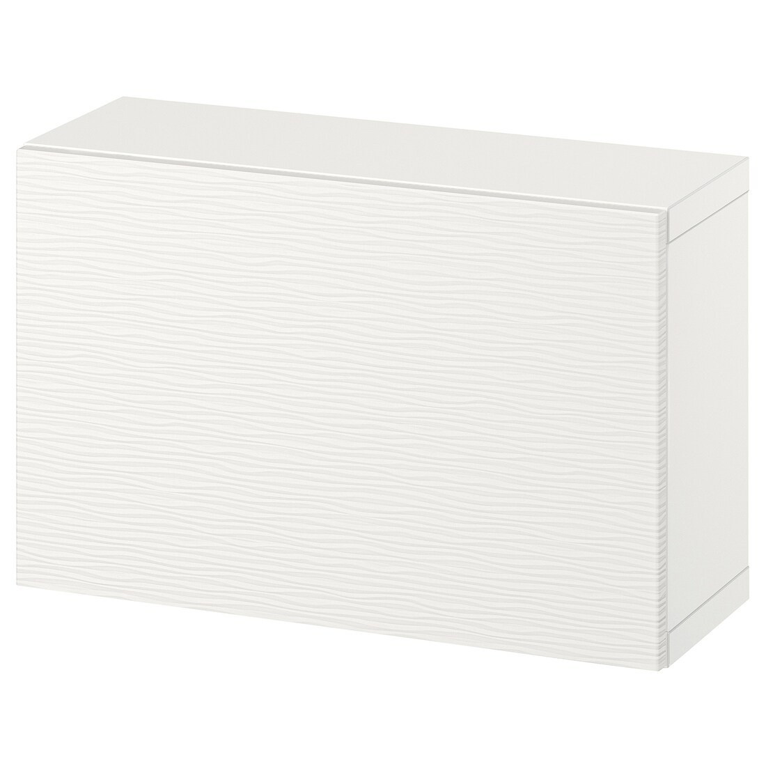 IKEA BESTÅ БЕСТО Комбінація настінних шаф, білий / Laxviken білий, 60x22x38 см 99429663 994.296.63