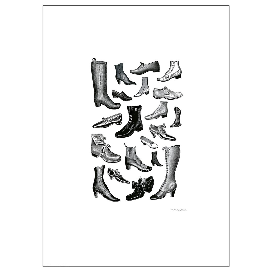 IKEA BILD БІЛЬД Постер, Модне взуття, 50x70 см 70441849 | 704.418.49