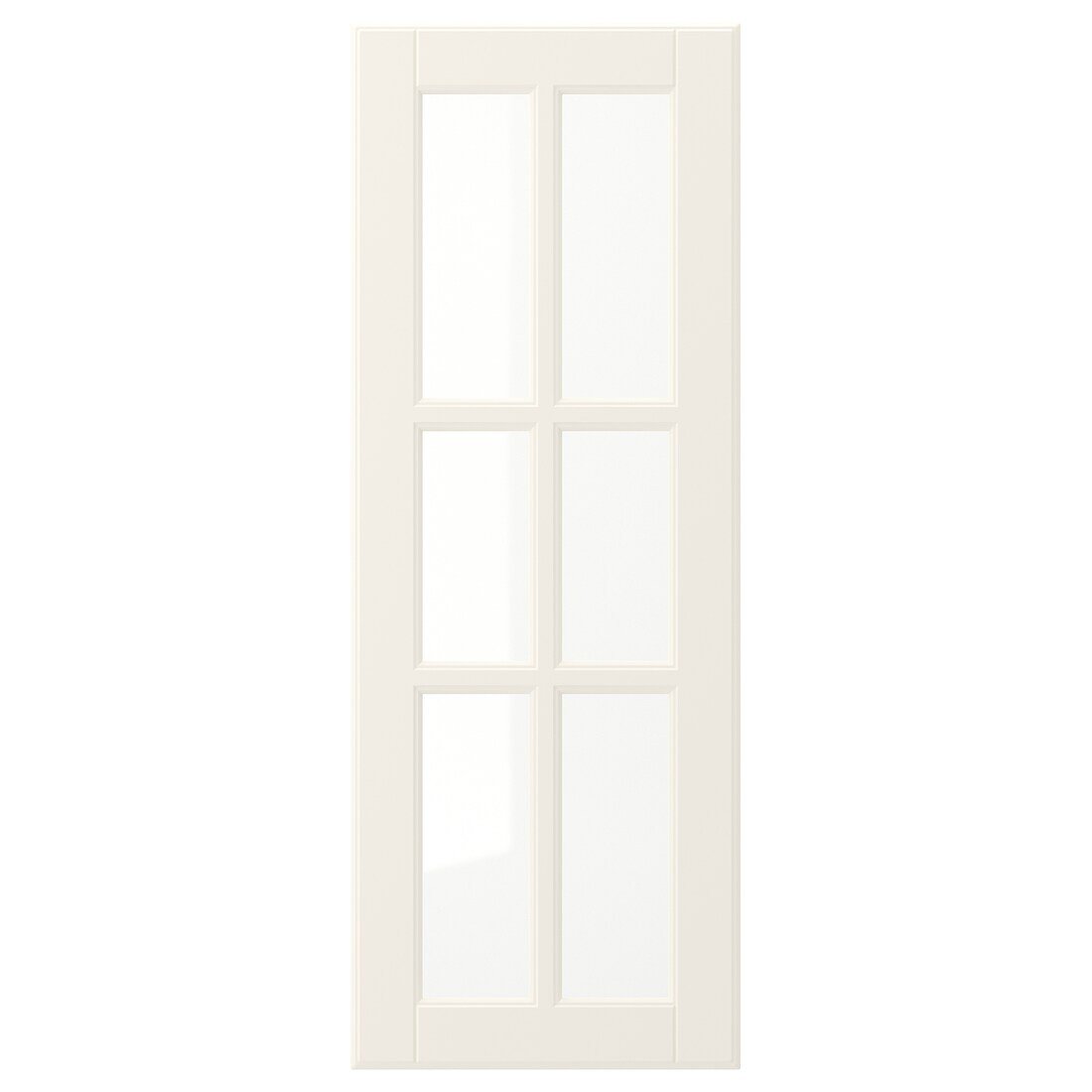 IKEA BODBYN БУДБІН Скляні двері, кремовий, 30x80 см 60485037 604.850.37