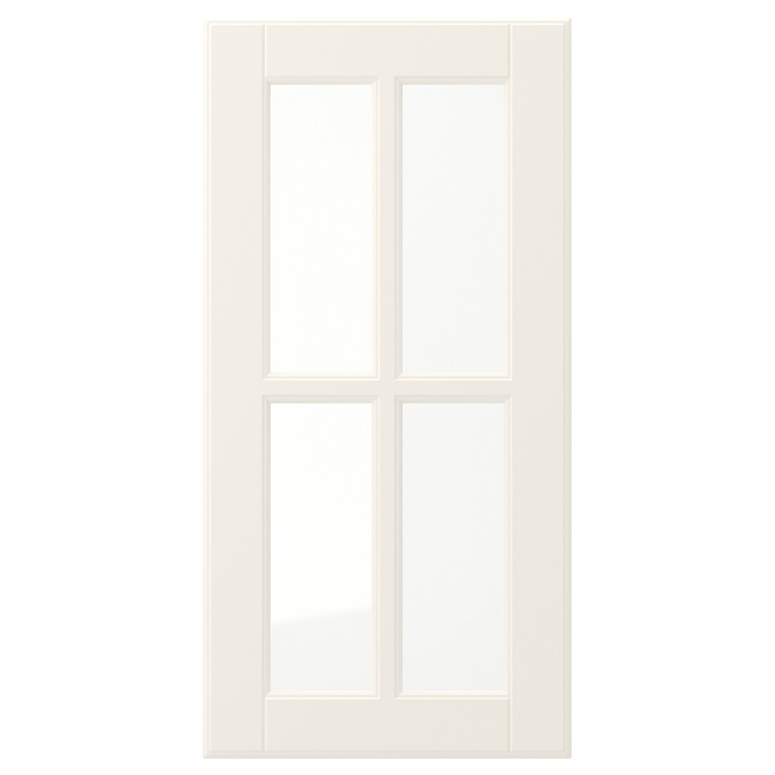IKEA BODBYN БУДБІН Скляні двері, кремовий, 30x60 см 30485034 304.850.34