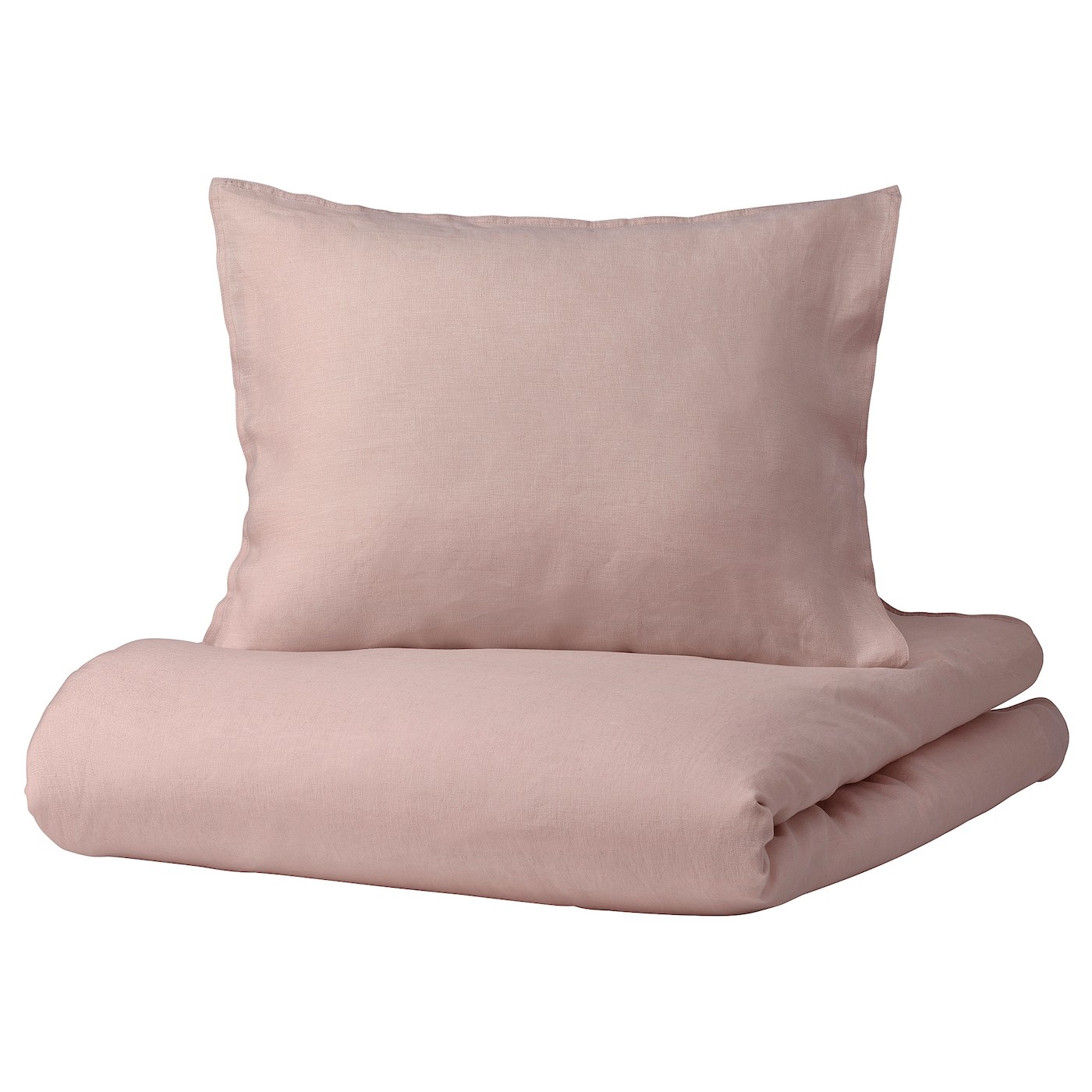 IKEA DYTÅG ДЮТОГ Підковдра та наволочка, світло-рожевий, 150x200/50x60 см 60518858 605.188.58
