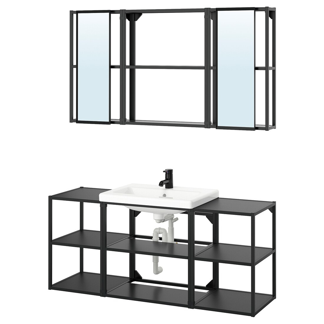 IKEA ENHET Ванна кімната, 140x43x65 см 49547353 | 495.473.53