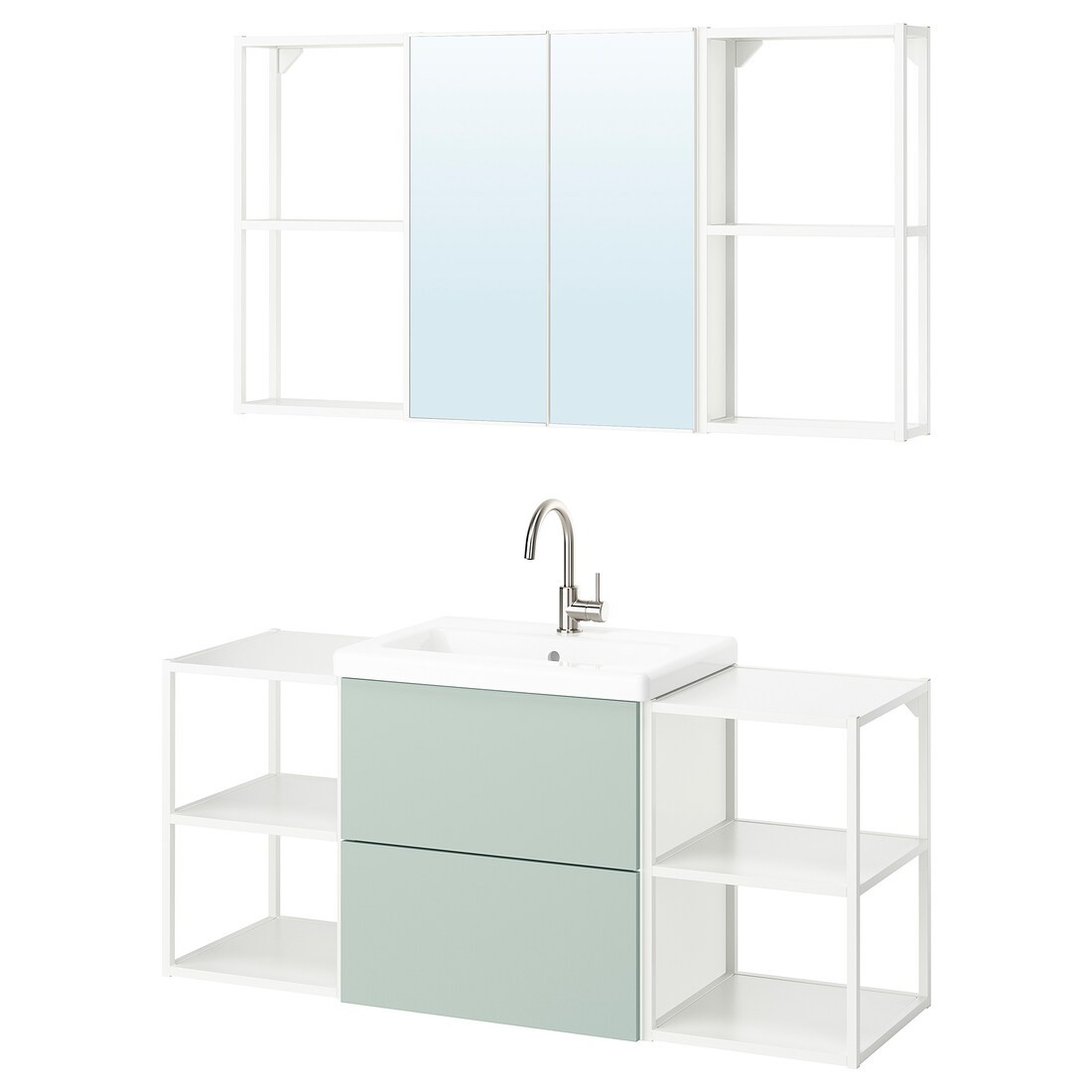 IKEA ENHET Ванна кімната, 140x43x65 см 29547684 | 295.476.84