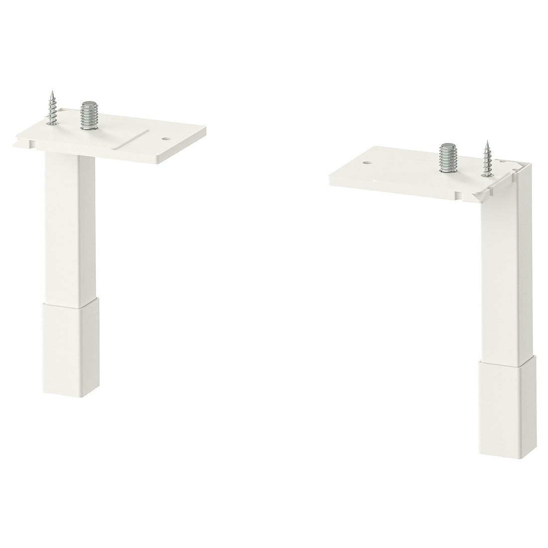 IKEA ENHET ЕНХЕТ Ніжки для шафи, білий, 12.5 см 10449018 | 104.490.18