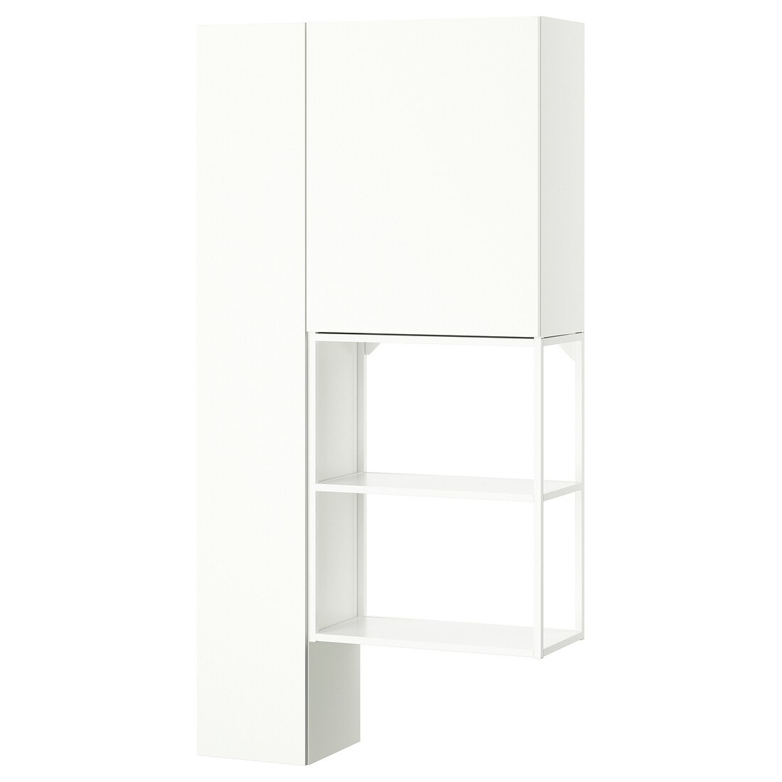 IKEA ENHET Стелаж, білий, 90x32x180 см 69547960 695.479.60