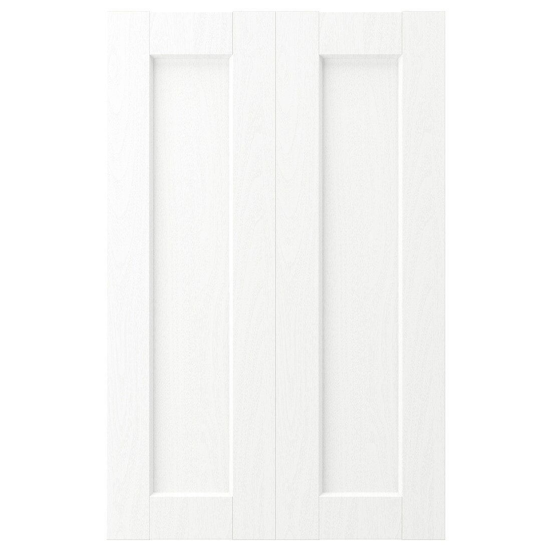 IKEA ENKÖPING Дверцята для кутової підлогової шафи, білий імітація дерева, 25x80 см 70505775 | 705.057.75