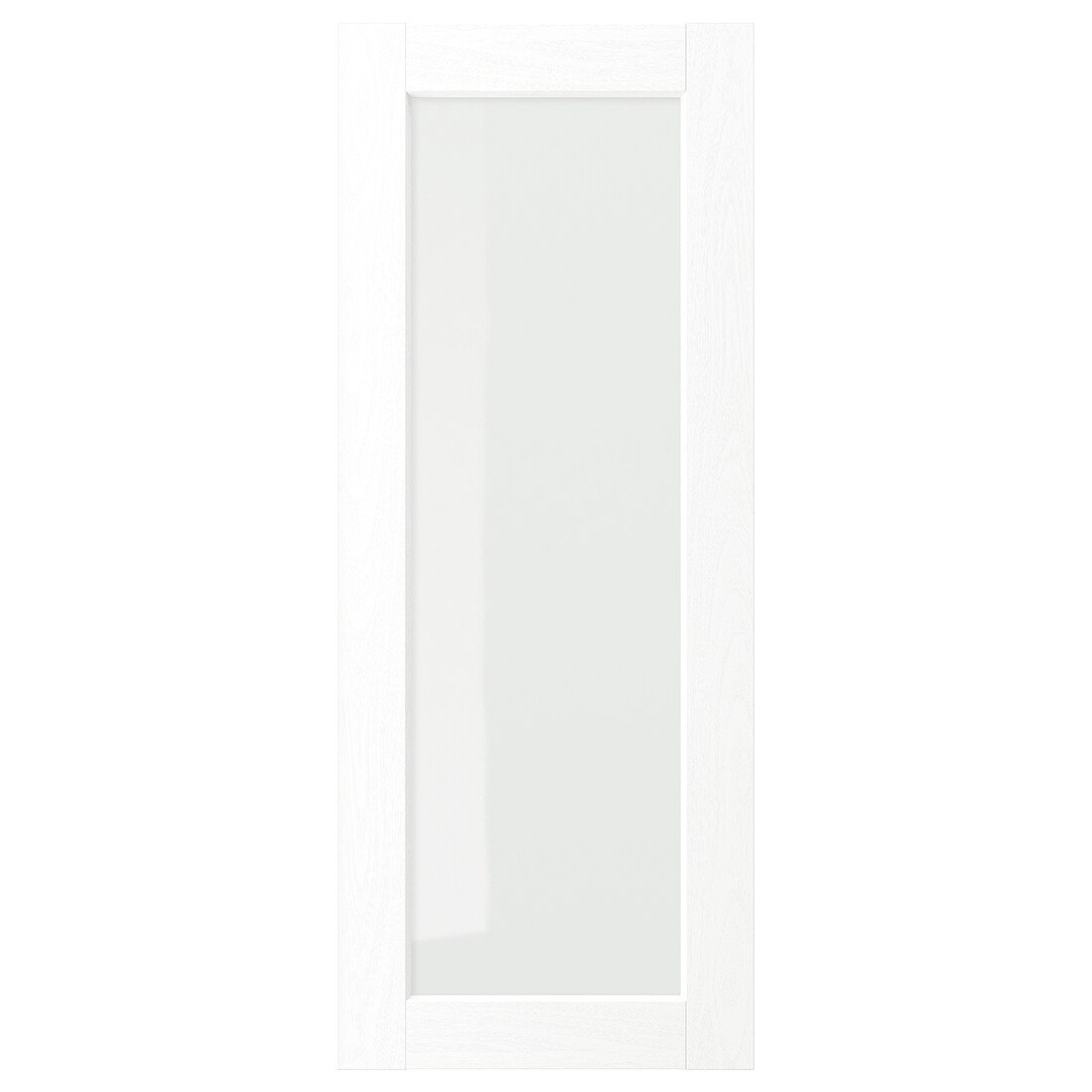 IKEA ENKÖPING Скляні двері, білий імітація дерева, 40x100 см 80505789 | 805.057.89