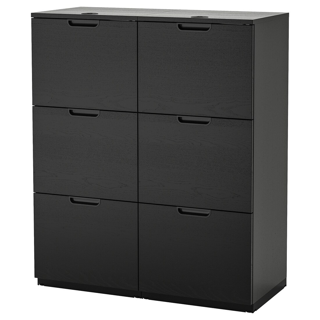 IKEA GALANT ГАЛАНТ Комбінація для зберігання документів, ясеневий шпон чорна морилка, 102x120 cм 69304099 | 693.040.99