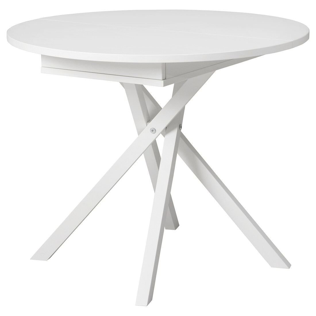 IKEA GRANSTORP ГРАНСТОРП Розсувний стіл, білий, 90/120x90 cм 70511535 705.115.35