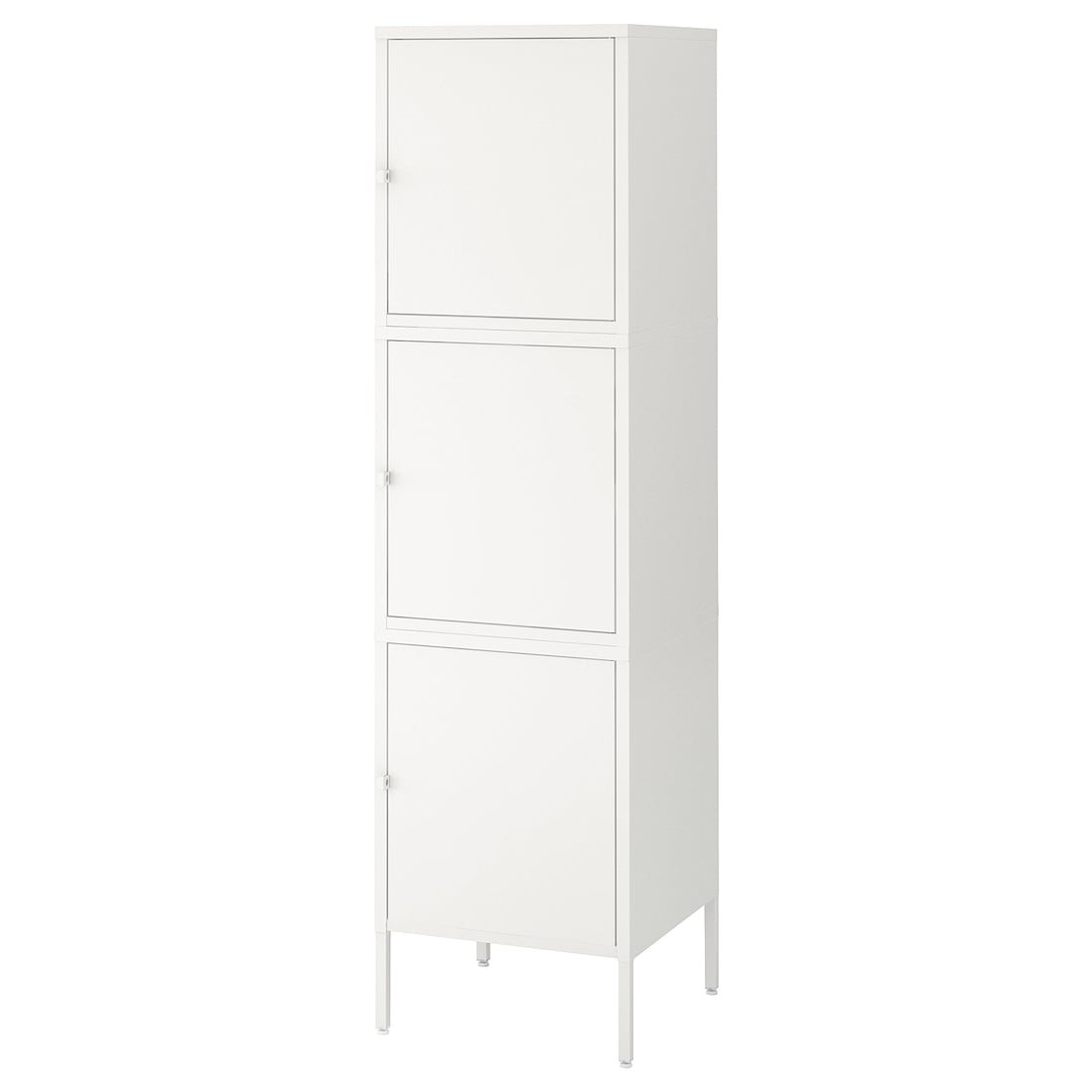 IKEA HÄLLAN ХЕЛЛАН Комбінація для зберігання з дверцятами, білий, 45х47х167 см 49249396 | 492.493.96