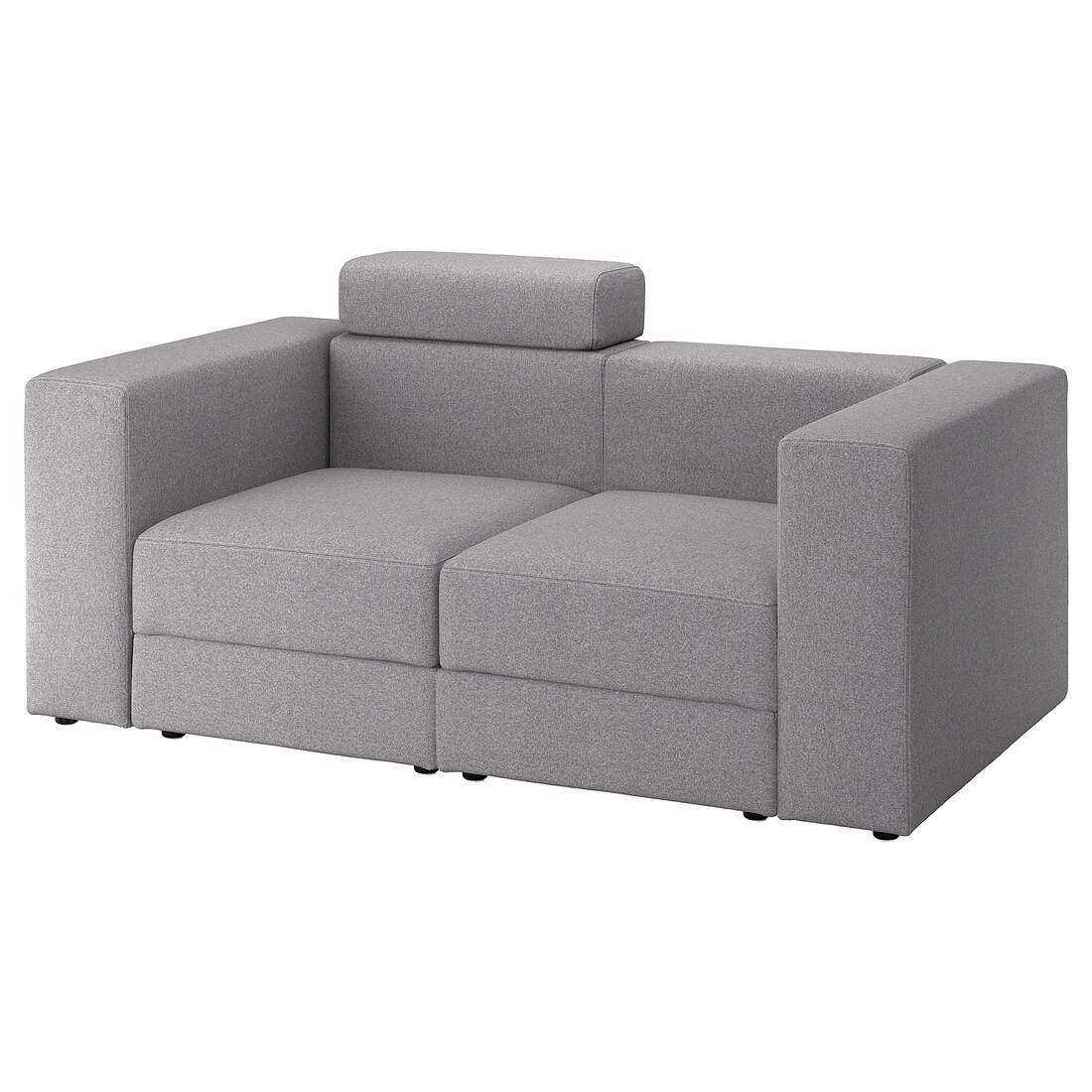 IKEA JÄTTEBO Модульний диван, 2-місний, з підголовником / Tonerud сірий 19510412 195.104.12