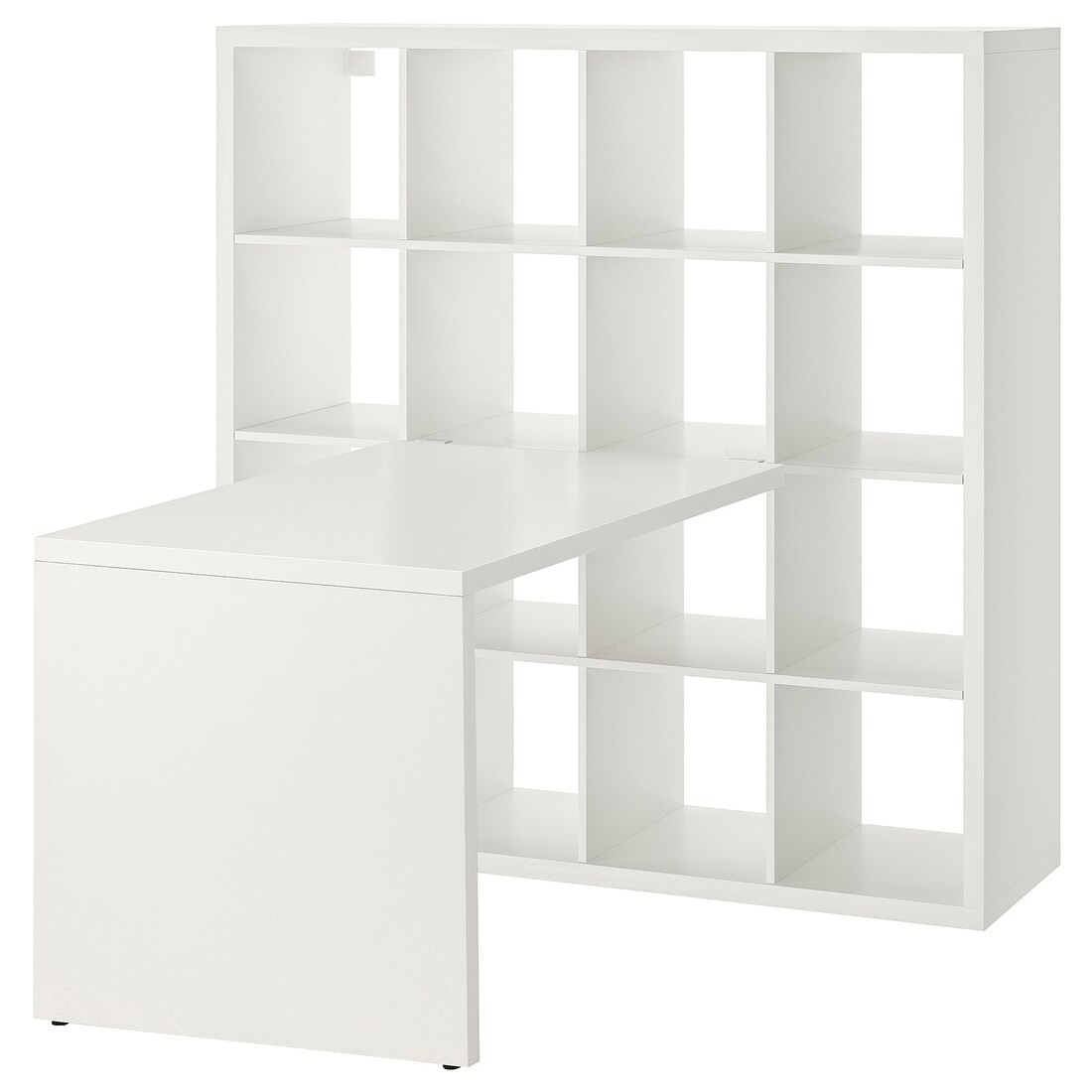 IKEA KALLAX КАЛЛАКС Письмовий стіл, білий, 147x154x147 см 99513567 995.135.67