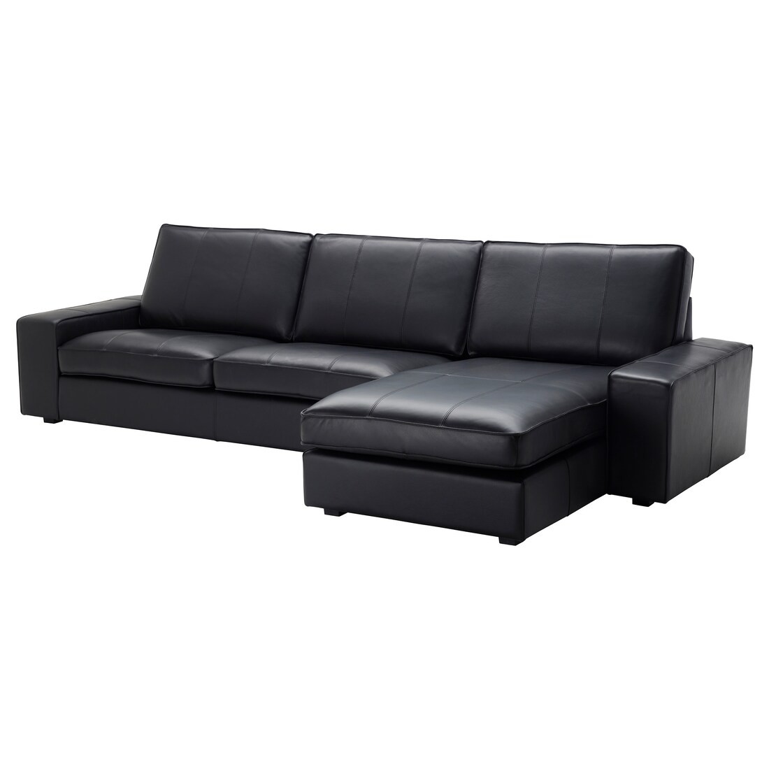 IKEA KIVIK КІВІК 4-місний диван, з шезлонгом / Grann / Bomstad чорний 39443191 | 394.431.91