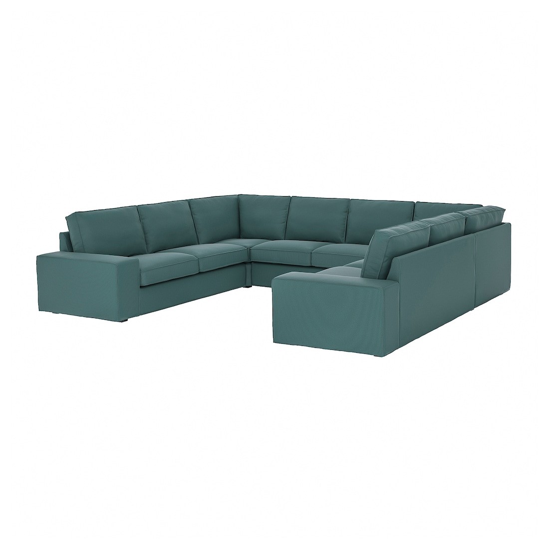IKEA KIVIK КІВІК П-подібний диван, 6-місний, Kelinge сіро-бірюзовий 29443064 294.430.64